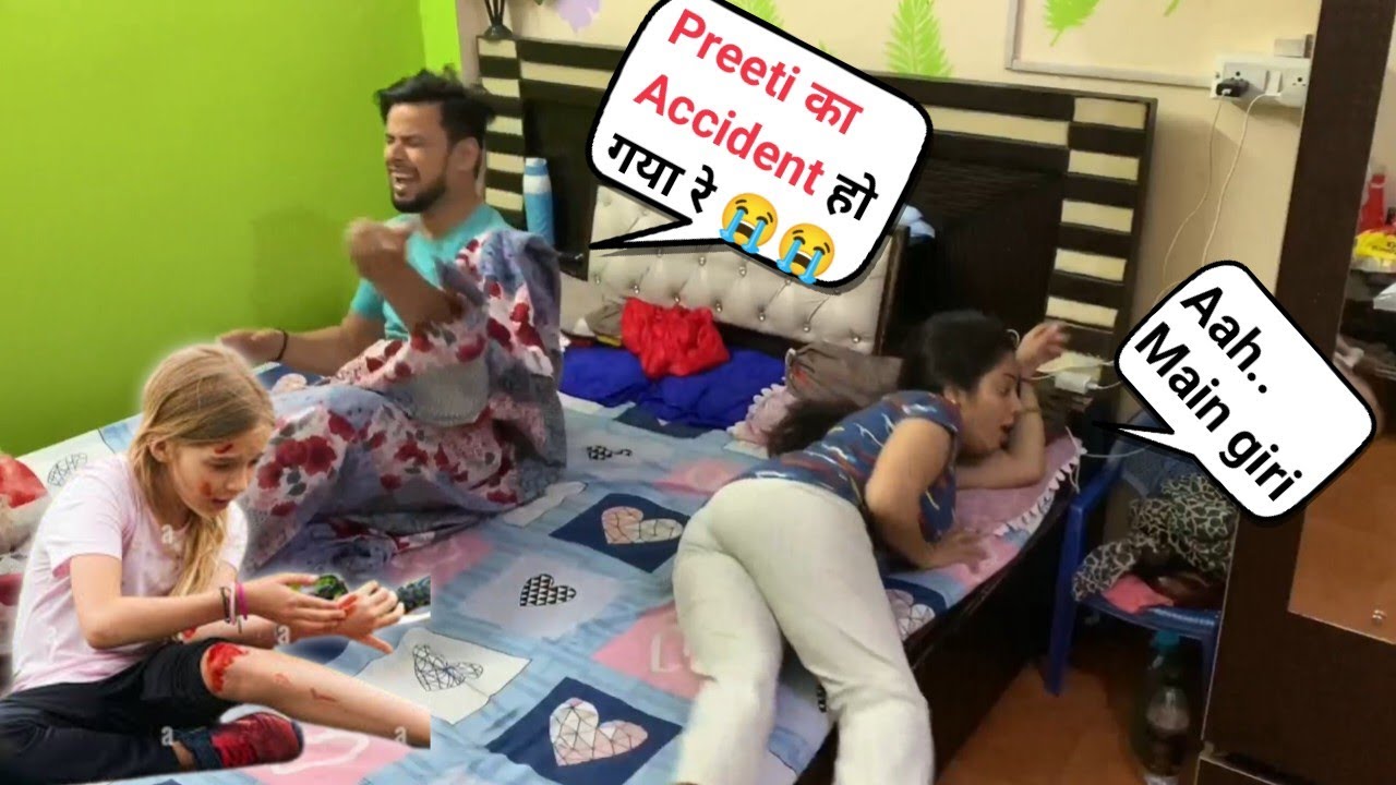 Sapne में हुआ Preeti का Accident II Husband Wife Comedy Video II Jims Kash