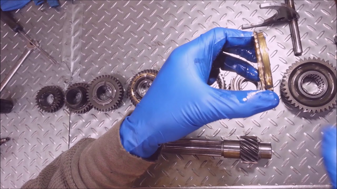Civic D16 manual transmission rebuild input shaft bearing LSD install