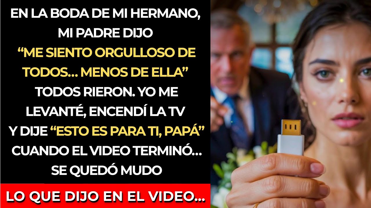 Mi padre gritó en la boda de mi hermano: “Me avergüenzas” —  Mira el video que lo destruyó