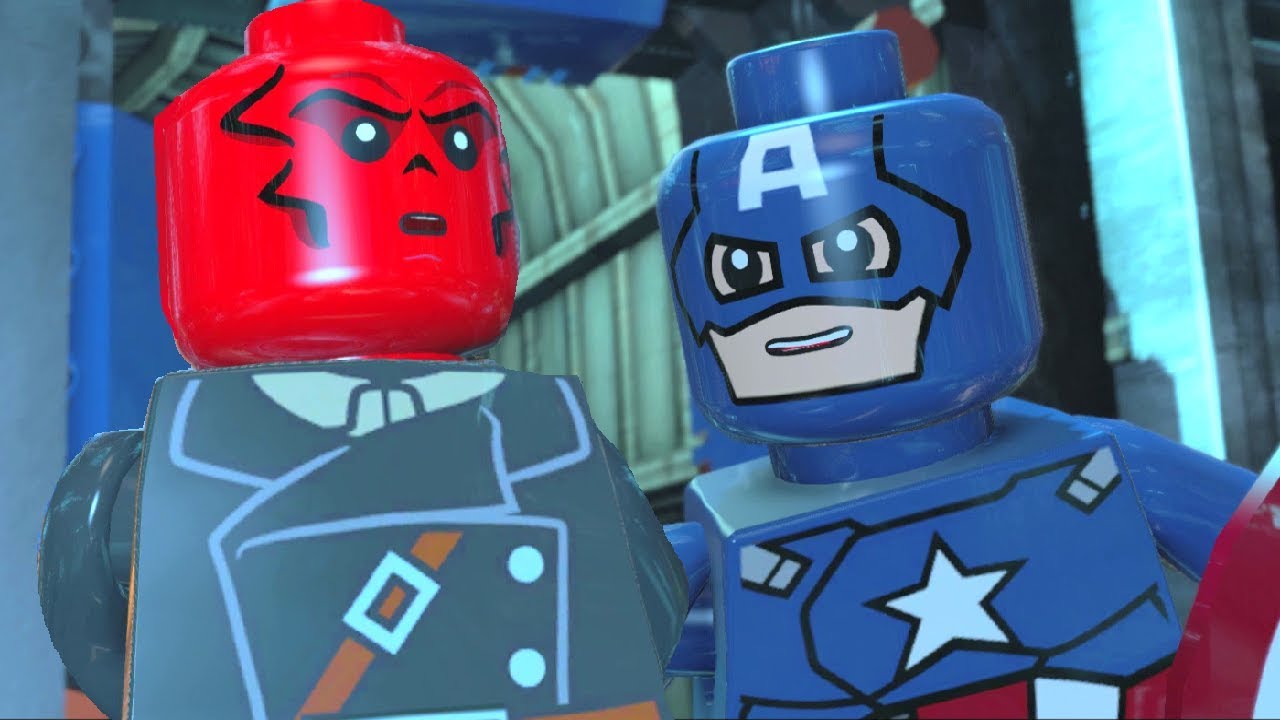 LEGO Marvel Super Heroes Walkthrough Part 6 - Captain America Vs. Red Skull