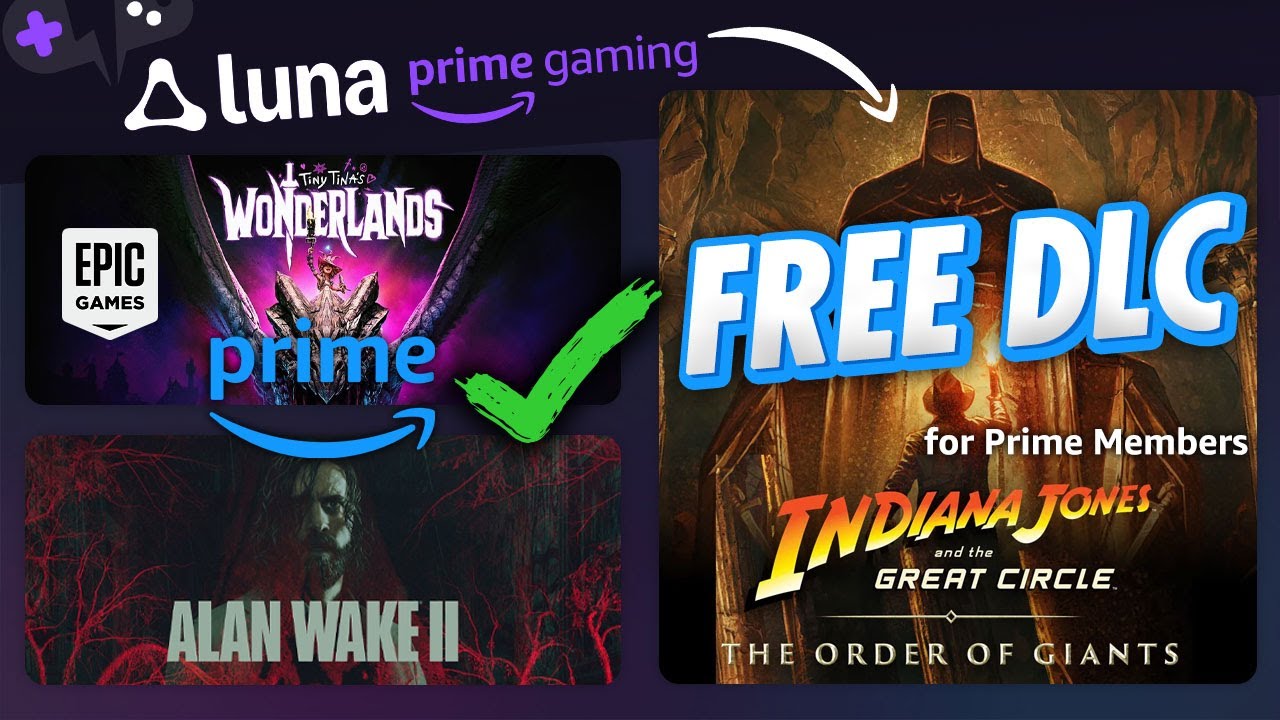 ALAN WAKE 2 & Indy DLC is FREE for Prime Members! | Amazon LUNA News Update