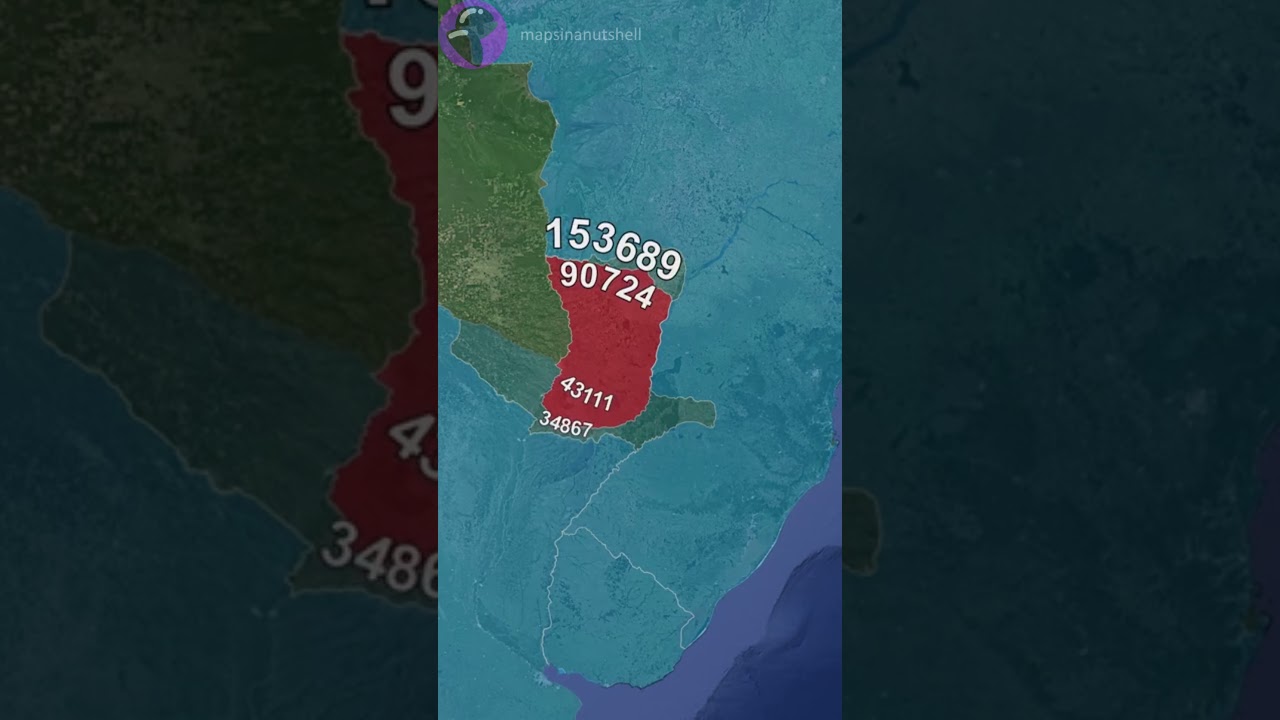 Paraguayan War in 1 minute using Google Earth