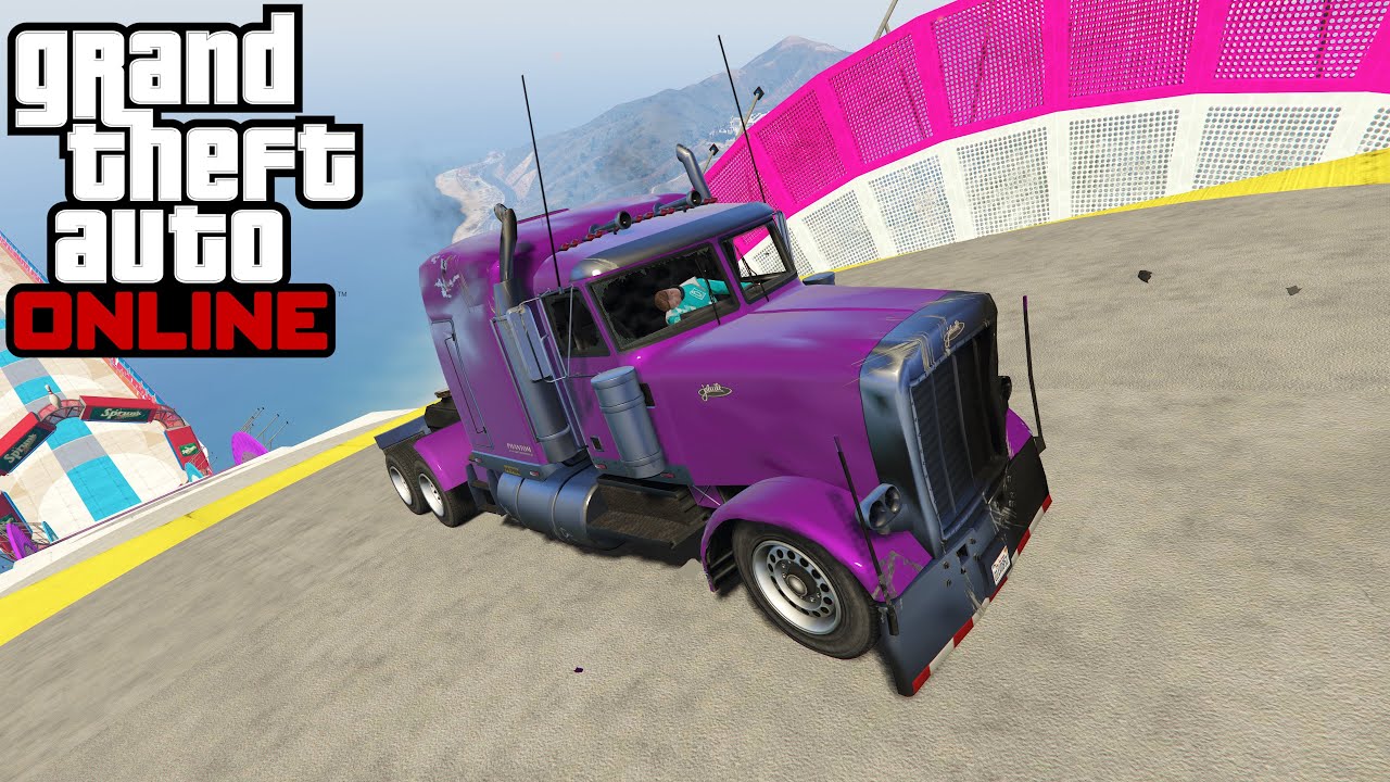 JAZDA TYŁEM NA MEGA RAMPIE | GTA ONLINE z EKIPĄ [JANOWSKY, THE MICHAEL i BLUEQ] #43