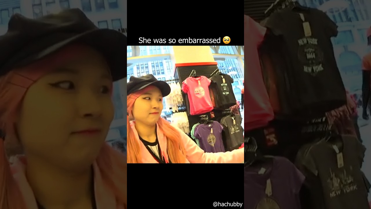 She was so embarrassed 🥺