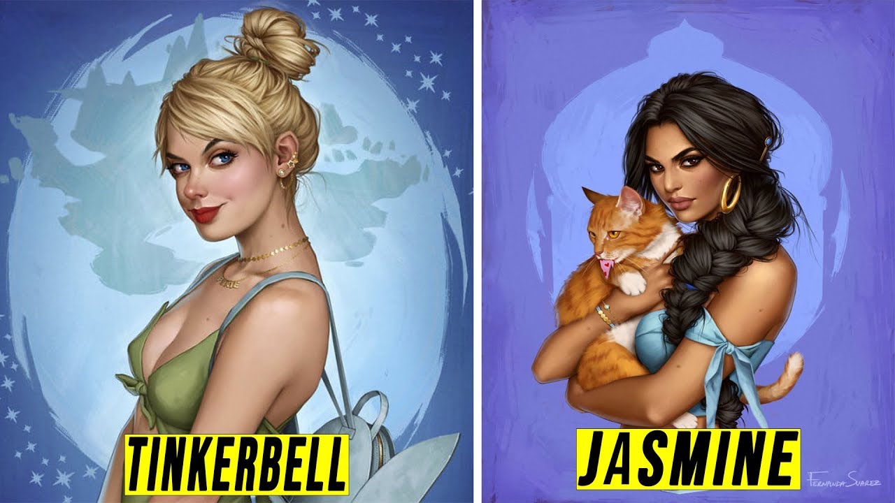 Here’s How Disney Characters Would Look If They Lived In 2018