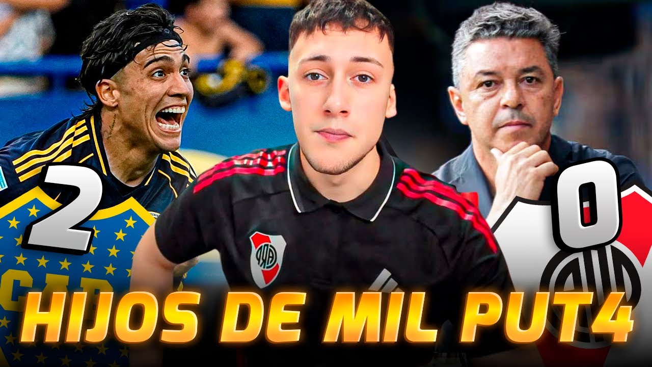 ¡¡RIVER PERDIO CONTRA BOCA EN LA BOMBONERA!! EL DT ES UN DESASTRE Y LOS JUGADORES NO TIENEN HUEVOS
