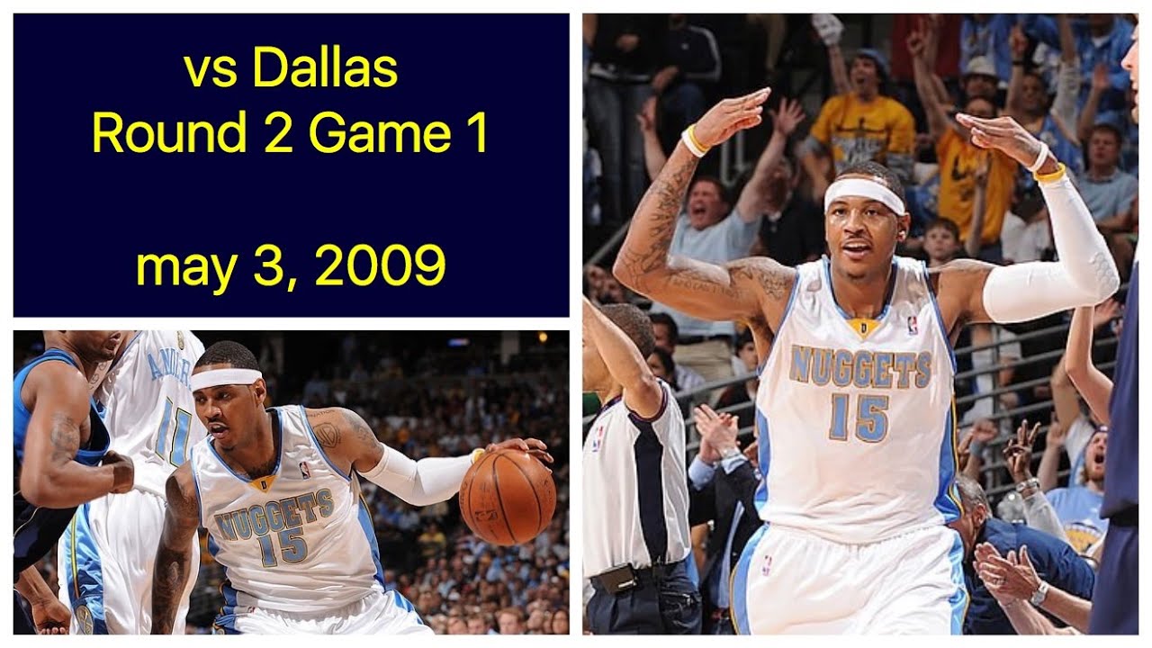 Carmelo Anthony 23 pts vs Dallas Mavericks Game 1 Highlights (may 3, 2009)