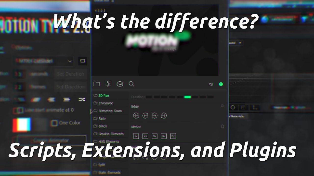 The Difference Between Scripts, Extensions, and Plugins