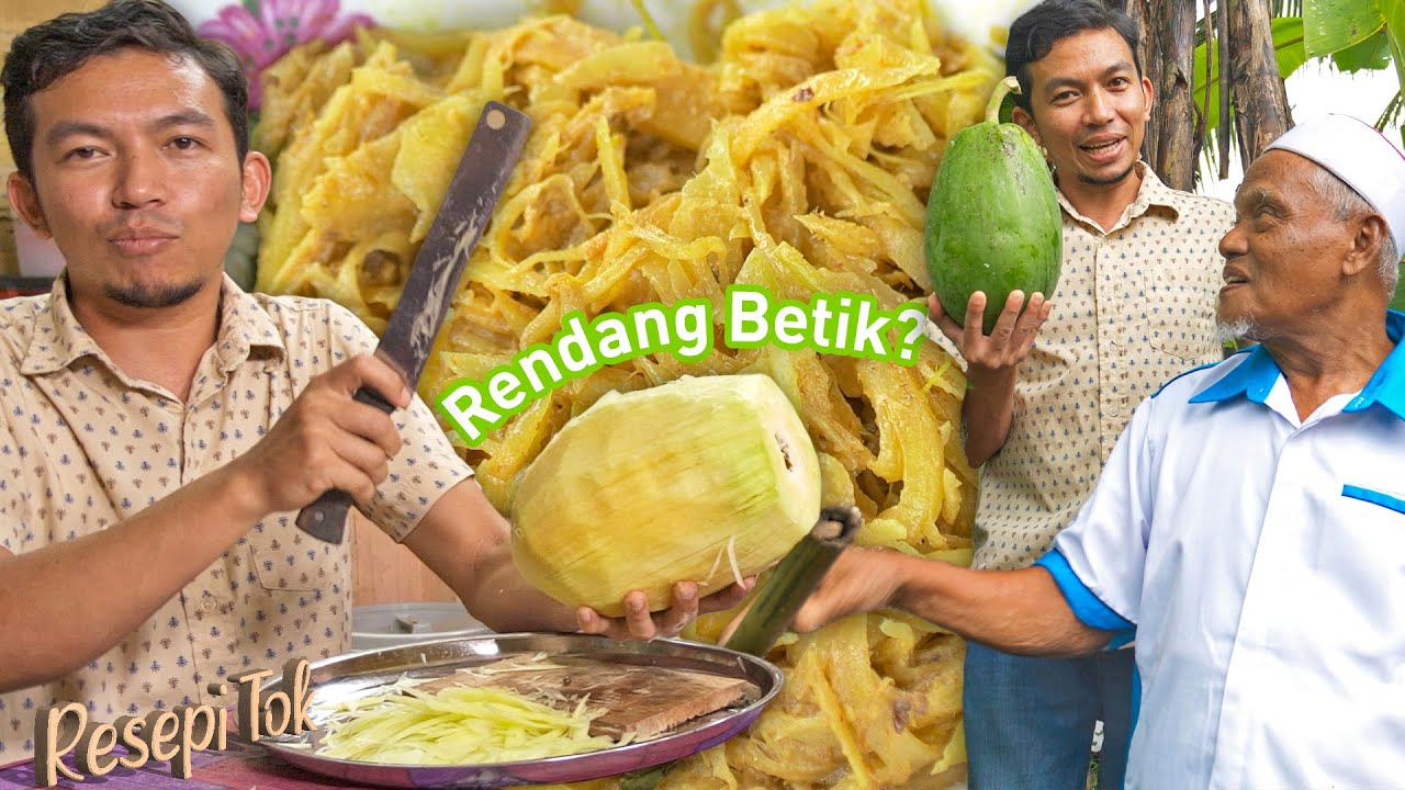 Rendang Kepayo - Masakan Rendang Isi Betik di Kuala Pilah | Resepi Tok Negeri Sembilan
