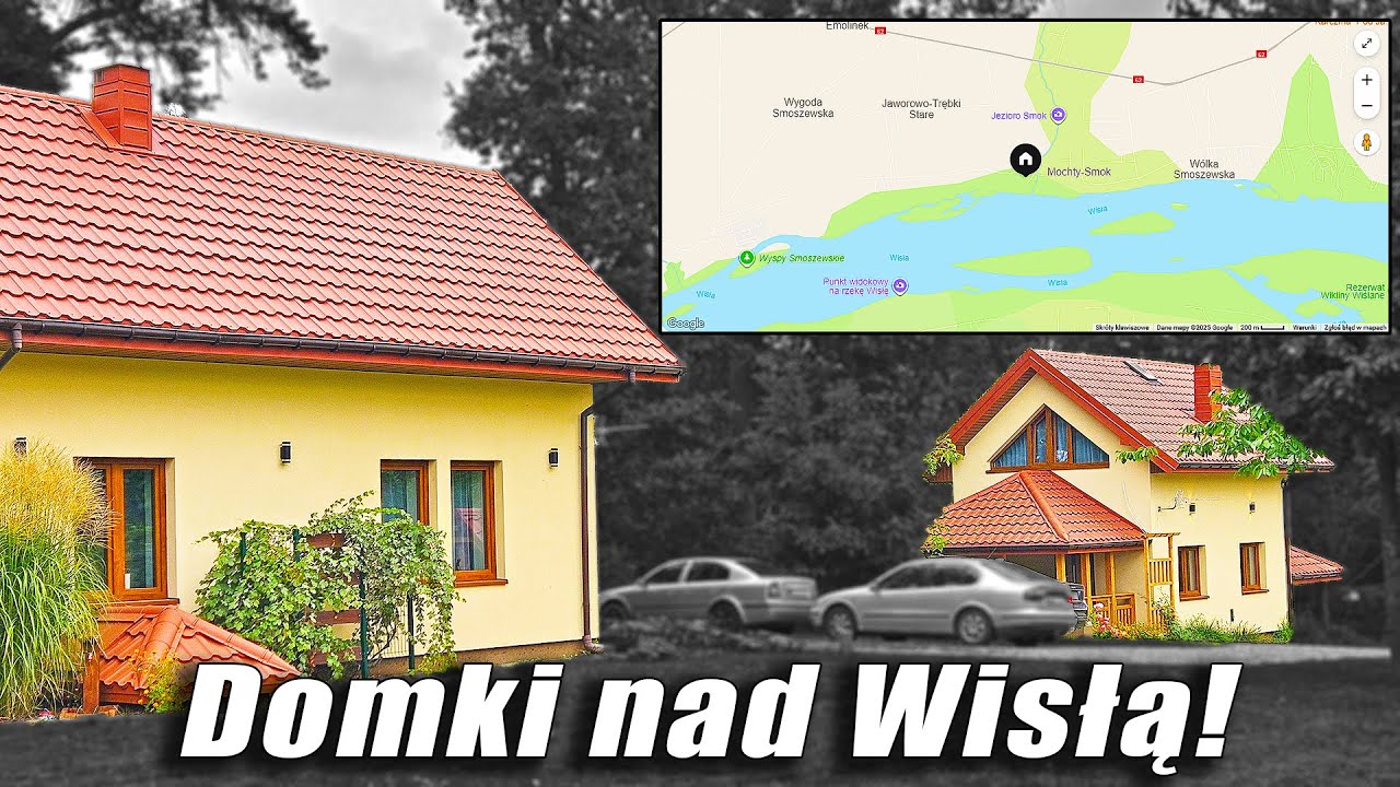 Baza Wędkarska nad Wisłą? Wynajmij DOMEK nad RZEKĄ!