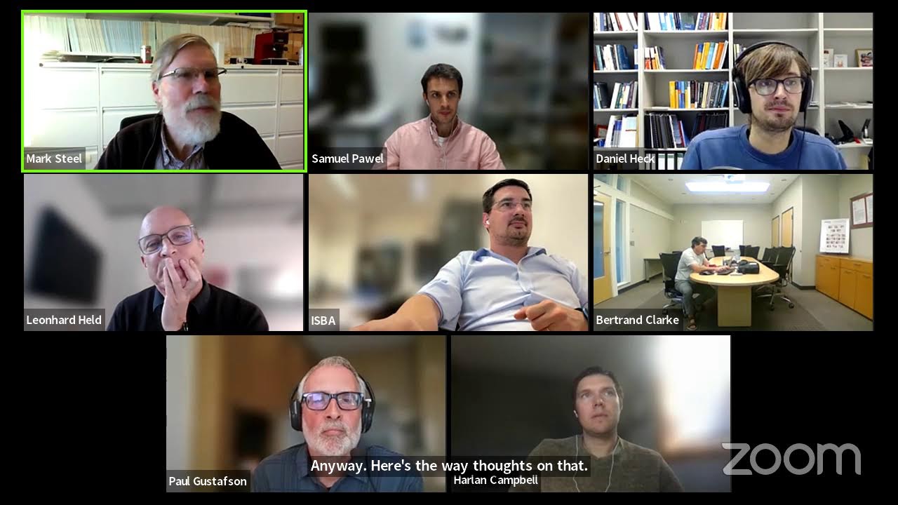 Bayesian Analysis discussion webinar (Campbell & Gustafson)