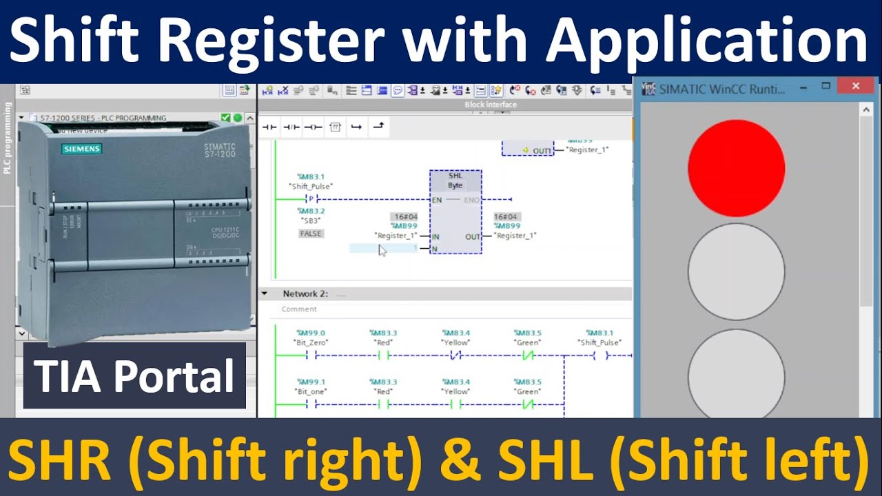 What is shift register and its application? | SHR (Shift right) & SHL (Shift left) instruction | TIA