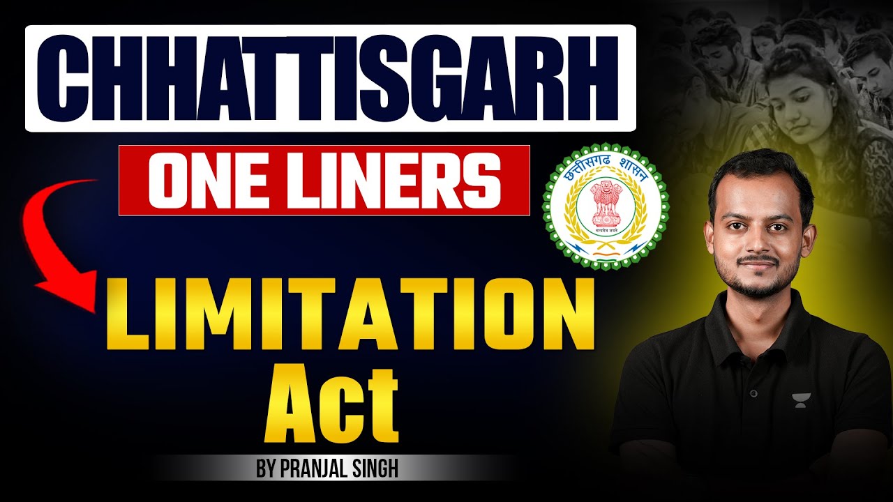 🔥One Liners: Chhattisgarh Judiciary Prelims | CG Civil Judge 2025 | Pranjal Singh