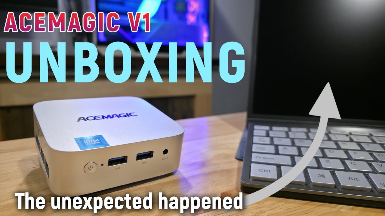 Распаковка и тестирование мини-ПК Ace Magic V1