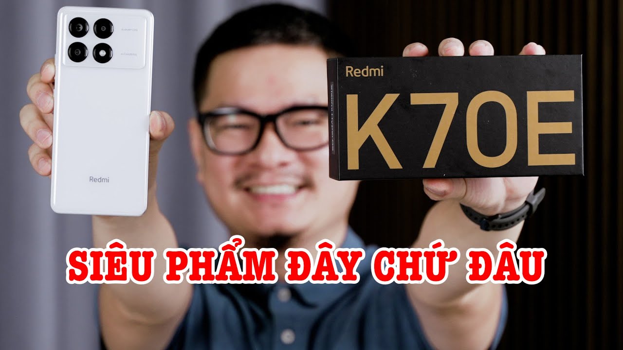 Mở hộp Redmi K70E : SIÊU PHẨM TẦM TRUNG ĐÂY RỒI!