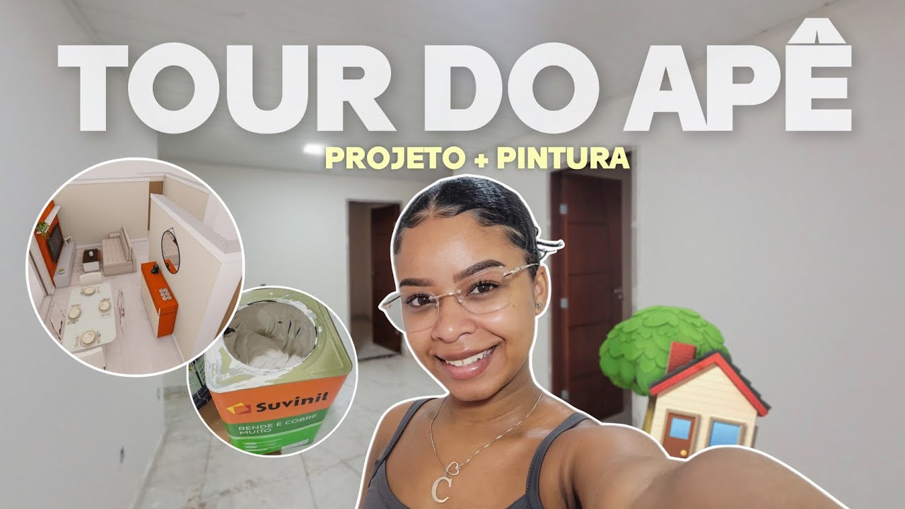 TOUR DO APARTAMENTO NOVO🏡| VLOG DA MUDAN&Ccedil;A EP. 1 | #movingvlog