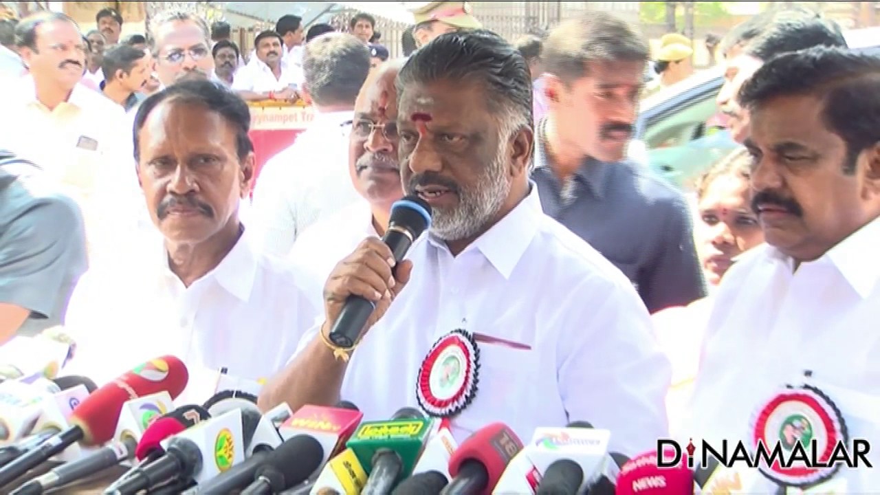 Sasikala has accepted AIADMK general secretary post : Paneerselvam