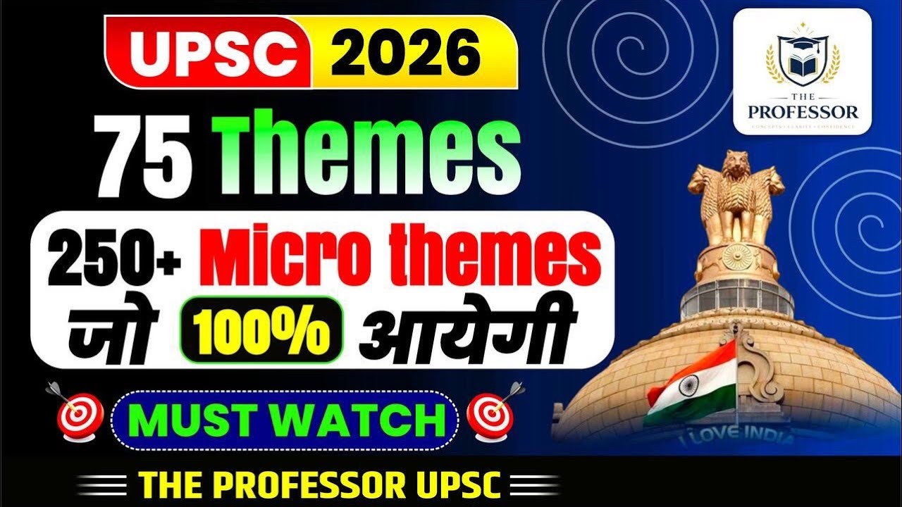 75+ Themes and 250 sub themes that will be asked in 2026 