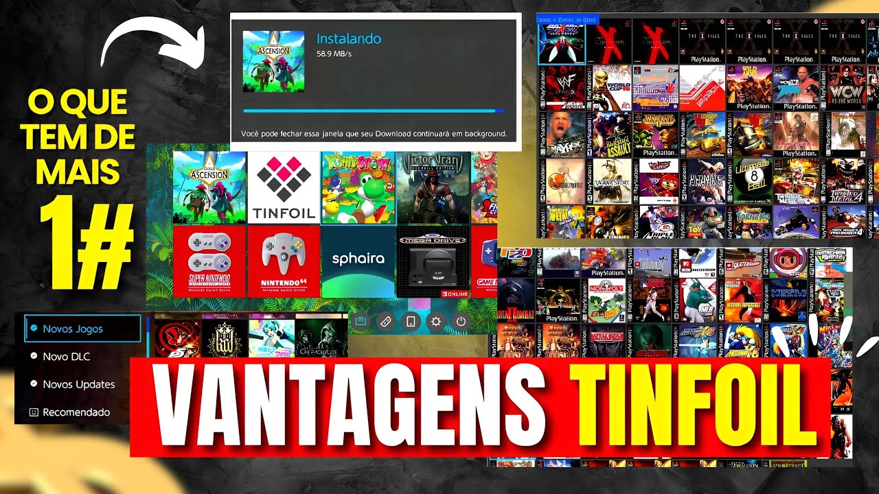 TUDO QUE TEM NO TINFOIL SWITCH HOJE EM DIA !!! VANTAGENS E DESVANTAGENS