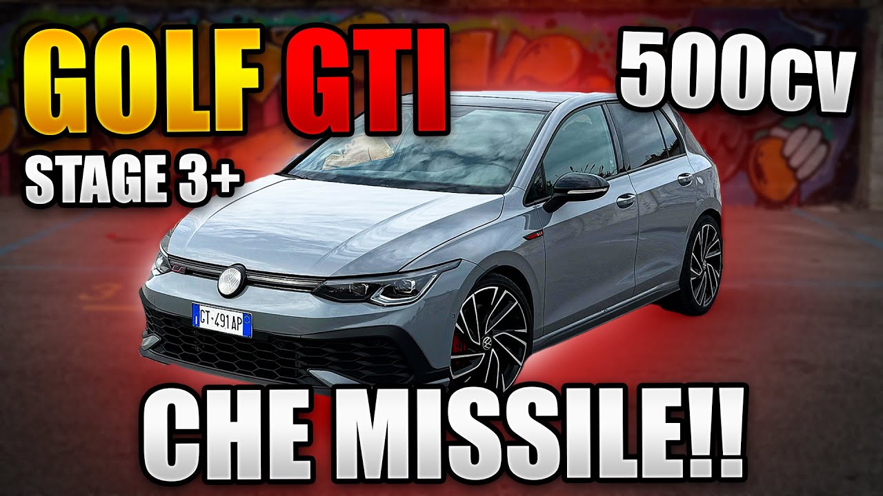 QUESTA GOLF GTI mk8 STAGE 3+ da 500 CAVALLI fa VERAMENTE PAURA !!!