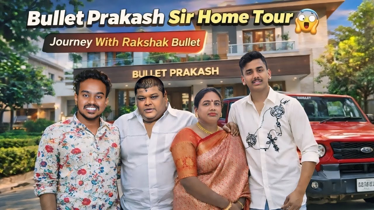 Bullet prakash Sir Home Tour | Car Ride With Rakshak Bullet | Rakshak Bullet Daily Routine 