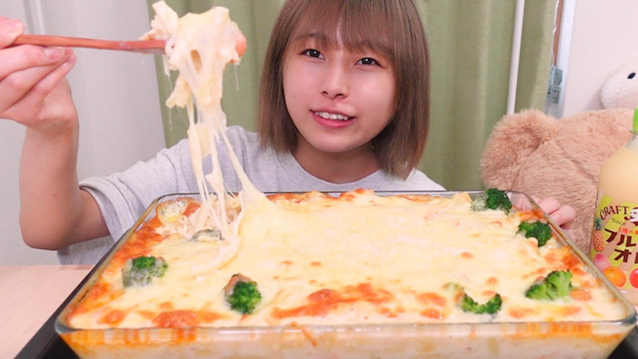 【大食い】明太子海老グラタン🦐