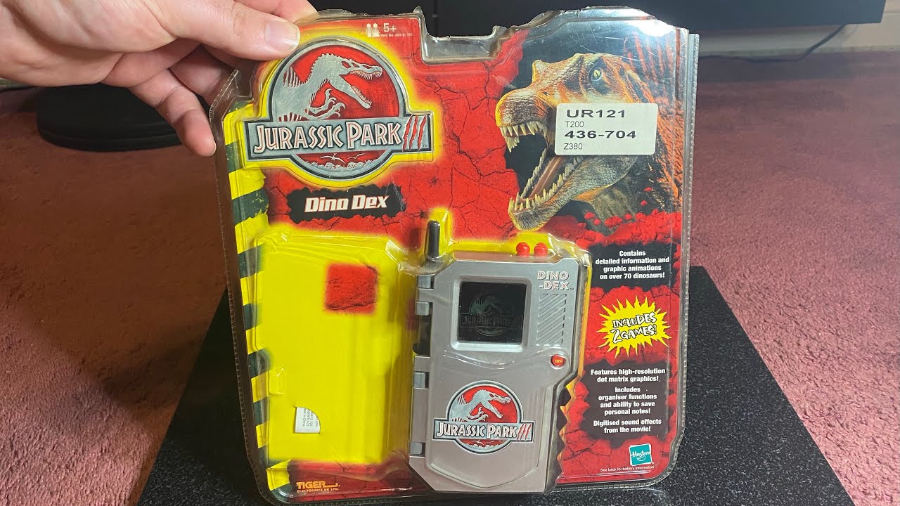 The Jurassic Park 3 Dino-Dex (Retro Review Nostalgia)
