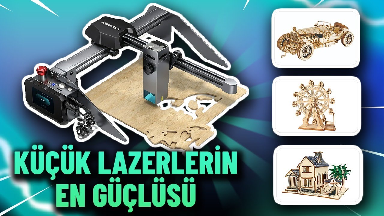 Küçük Lazerlerin Kralı - ATOMSTACK P9 M50 LAZER KESİCİ İNCELEMESİ