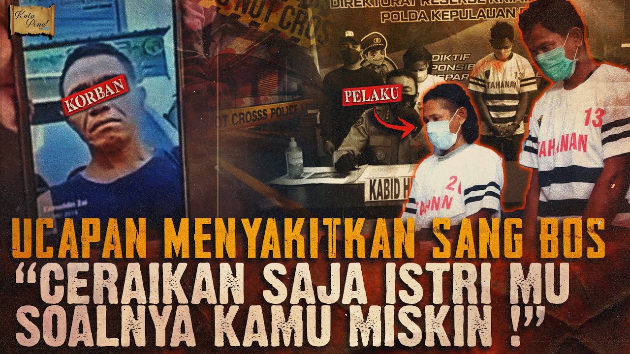B*NUH BOS AKIBAT DIRENDAHKAN MISKIN