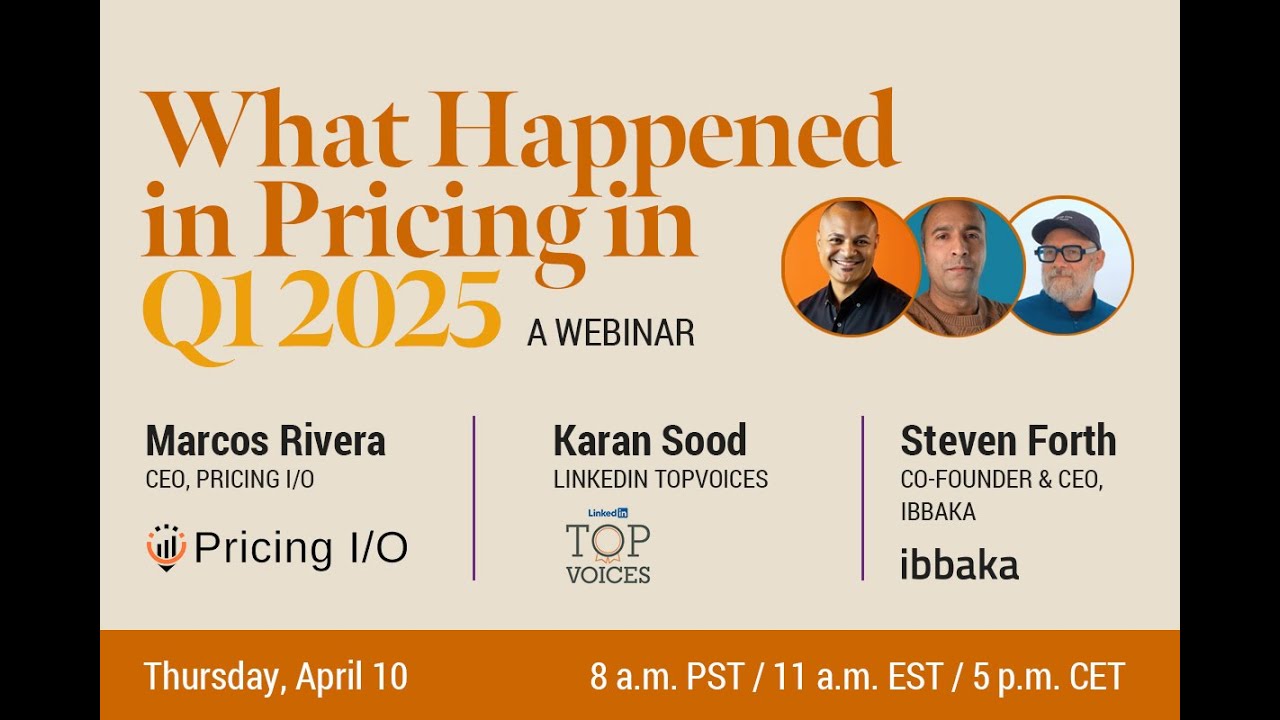 What Happened in Pricing Q1 2025