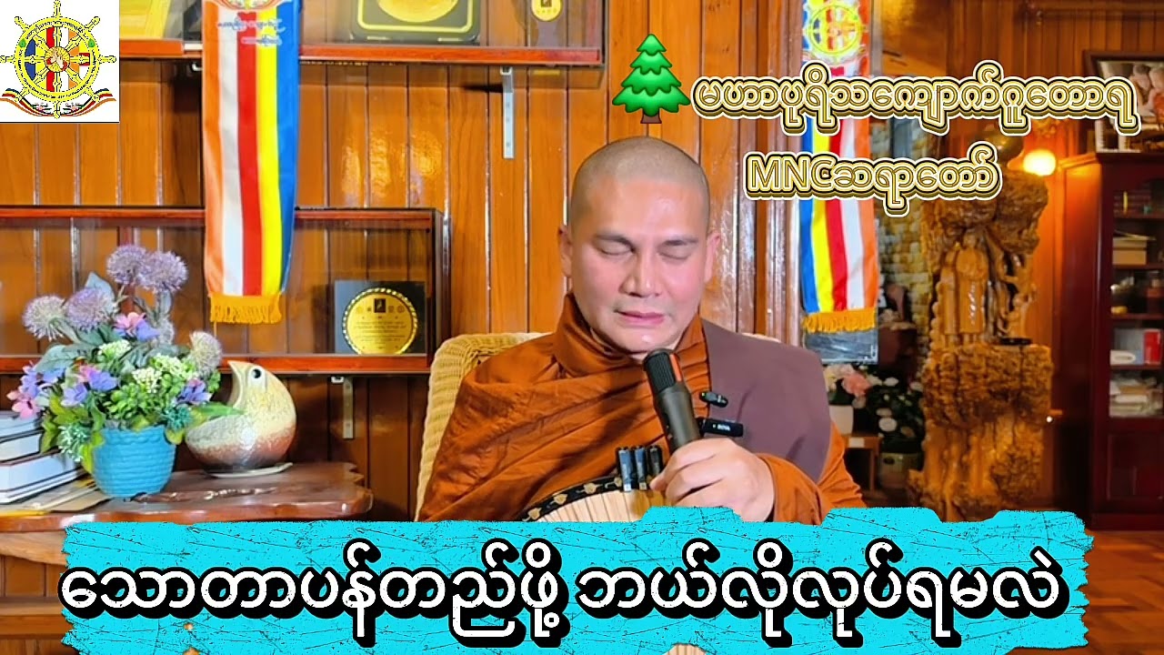သောတာပန်တည်ဖို့ ဘယ်လိုလုပ်ရမလဲ🍁🌲မဟာပုရိသကျောက်ဂူတောရ MNCဆရာတော်