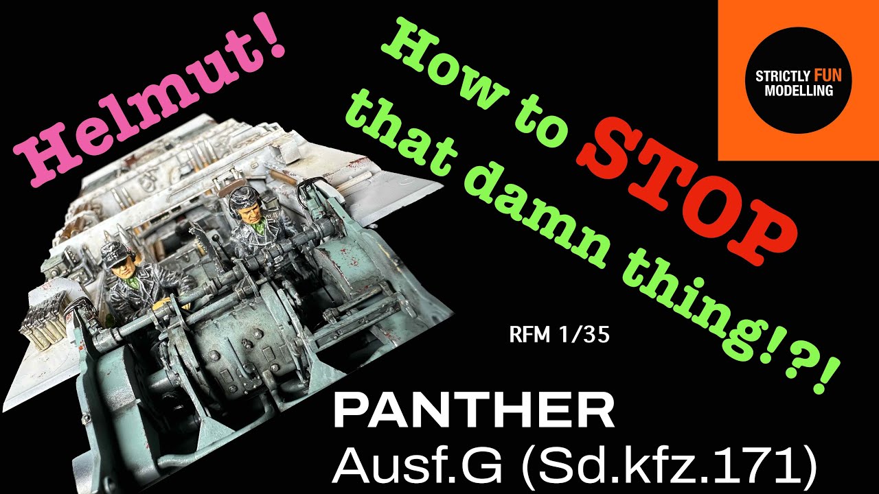 German Panther (Ausf.G) RFM 1/35 - FULL INTERIOR +LOWER  HULL (Part 1/2)