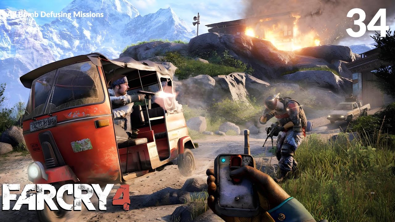 Bomb Defusing | All Missions | Far Cry 4 PC Gameplay | No Commentary