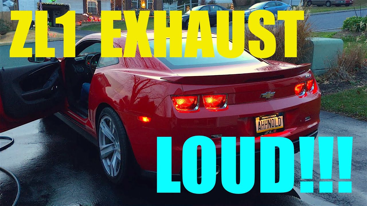 LOUD 5th Gen ZL1 Exhaust - Before and After Headers (2013 Camaro ZL1)