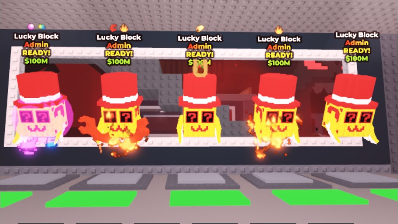 Opening Lucky Blocks From Admin Abuse (Crazy Opening?)