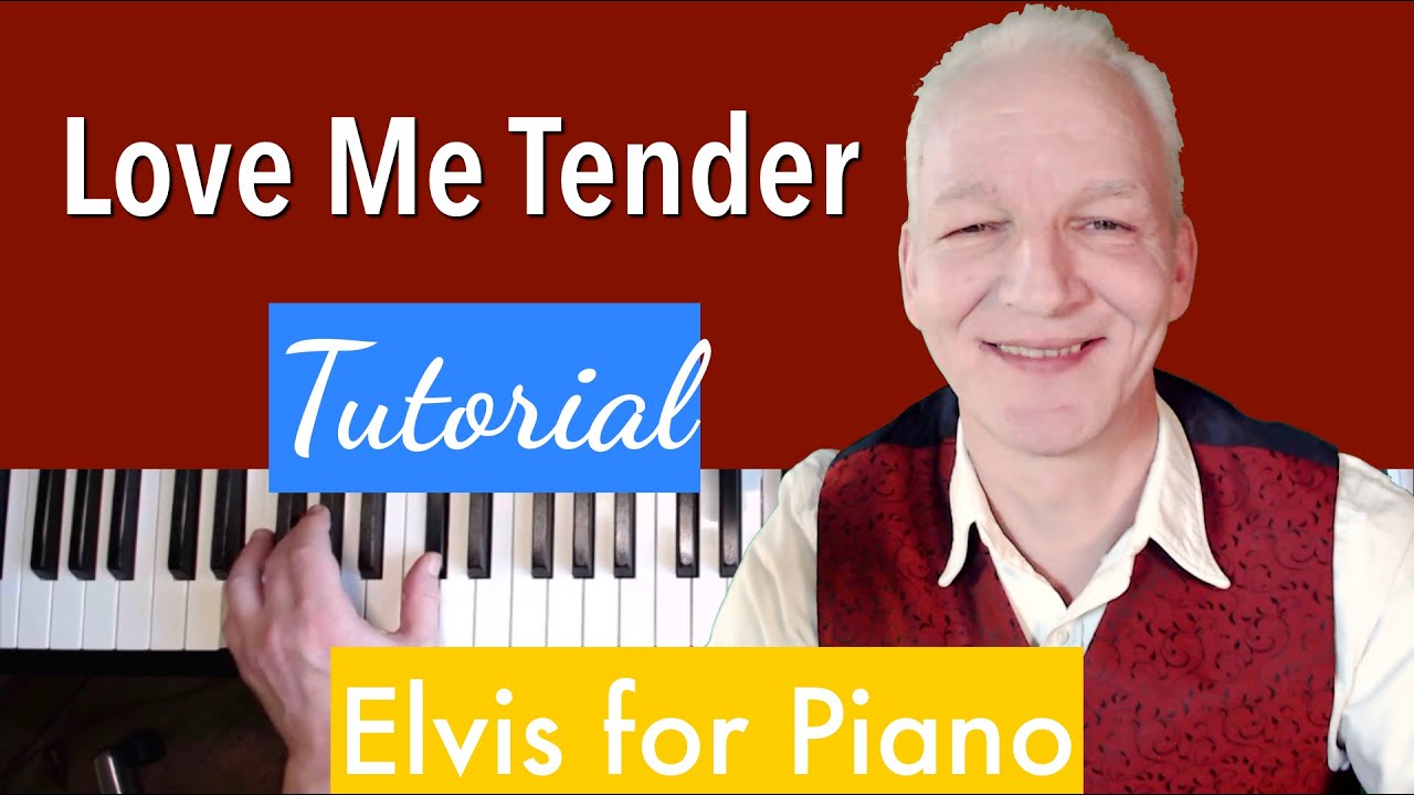 Love Me Tender piano tutorial. With a touch of blues