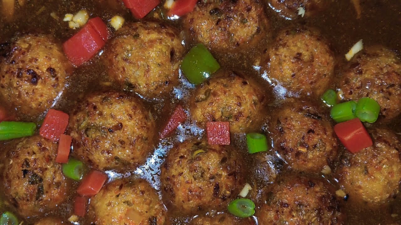 Manchurian with fried rice #restaurant style #food @Shiv-vedRasoi1 