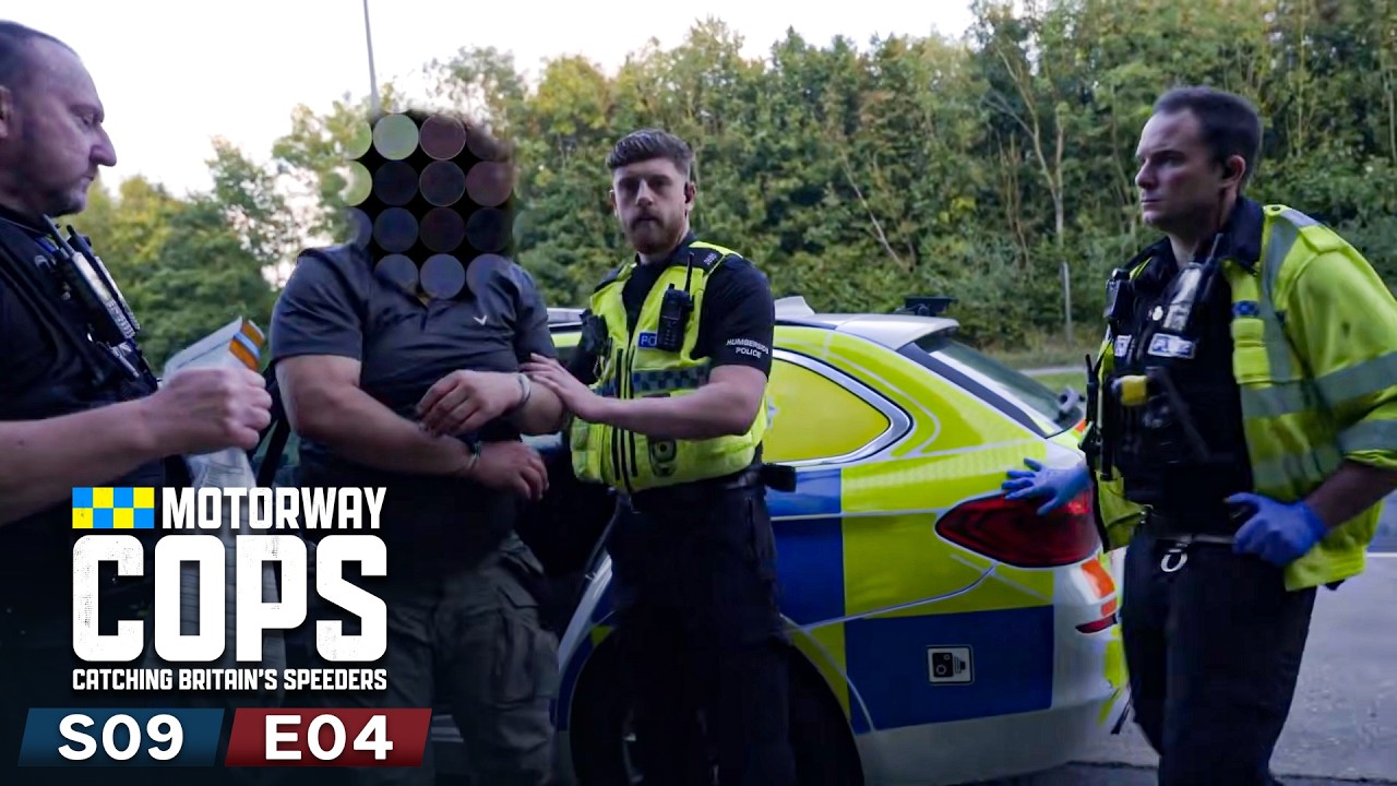Police Hunt Ends With Suspect Dragged Out Of Tree | Motorway Cops Season 9 Episode 4