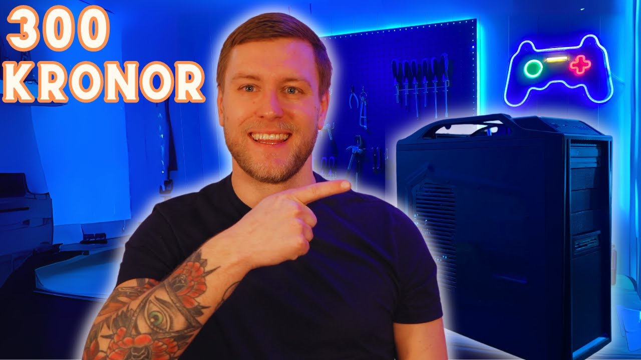 Kan man bygga en GAMINGDATOR för 300 kronor?