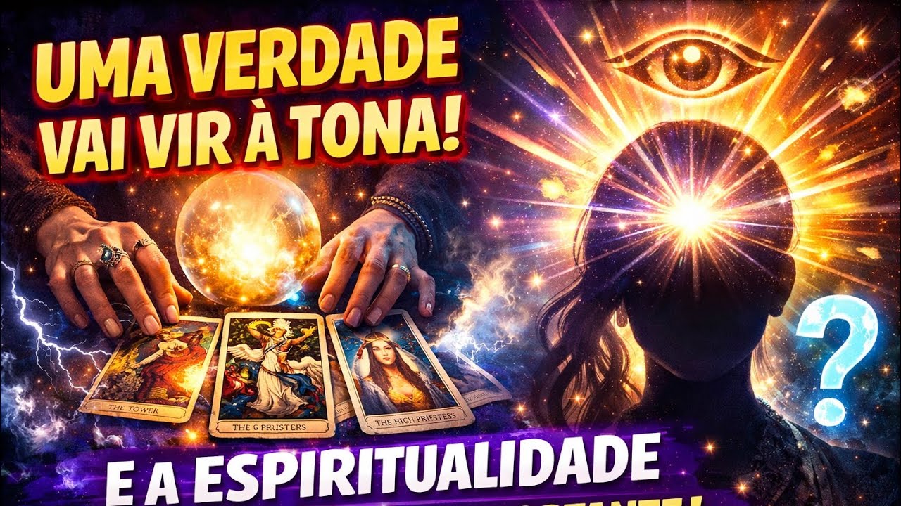 UMA VERDADE VIRÁ A TONA. A ESPIRITUALIDADE VAI REVELAR TUDO PRA VC.