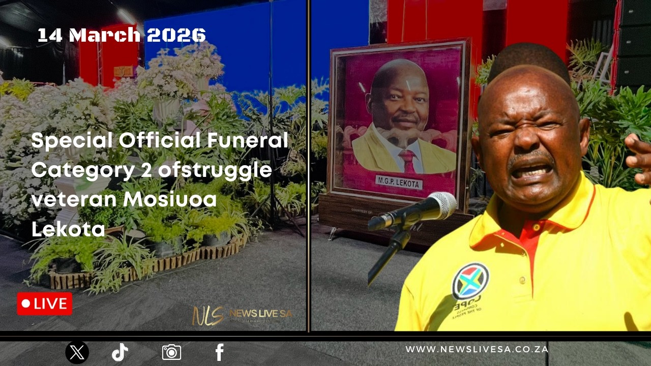 Special Official Funeral Category 2 ofstruggle veteran Mosiuoa Lekota