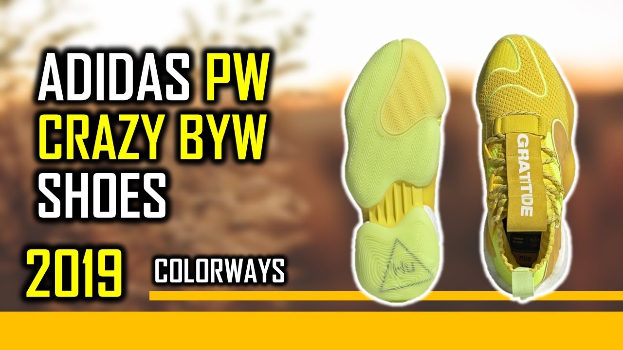 New Adidas PW CRAZY BYW Shoes Colorways 2019