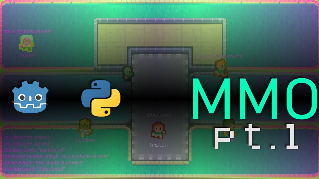 Создание MMO-игры с помощью Godot и Python. Урок 1: Настройка инфраструктуры и базовый чат.