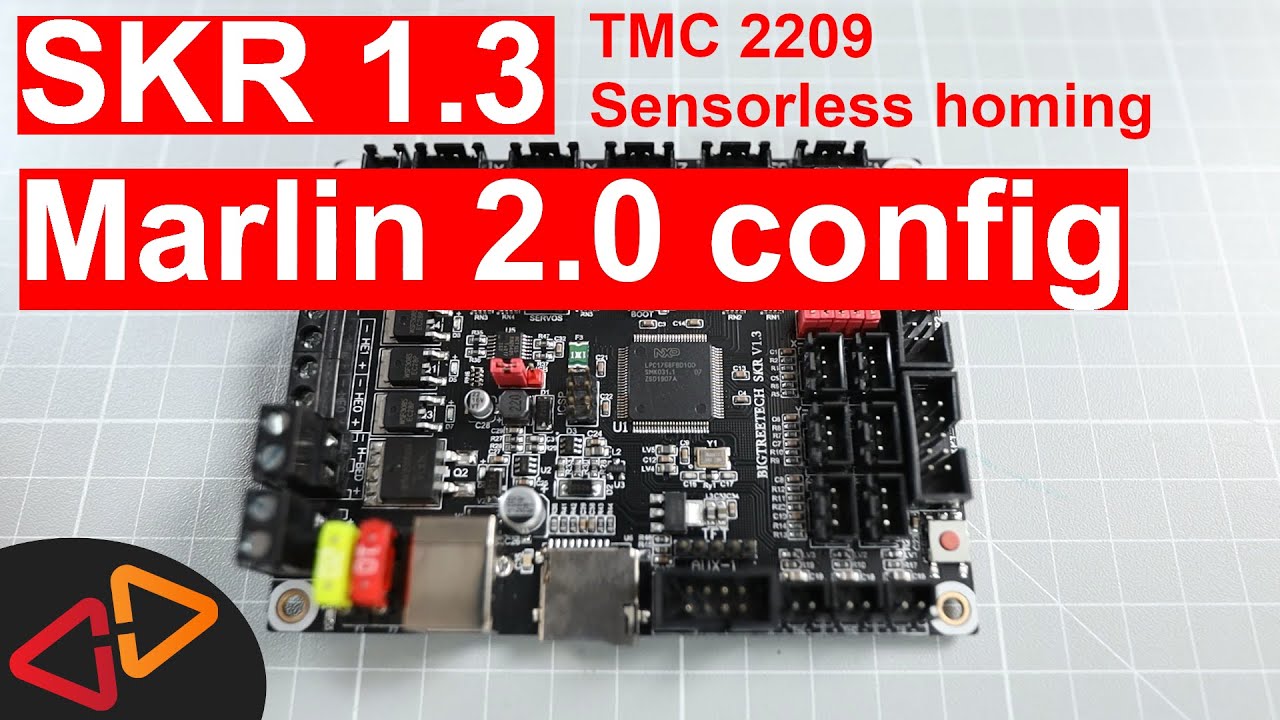 Marlin 2.0 на SKR 1.3 с TMC2209 и бессенсорным наведением