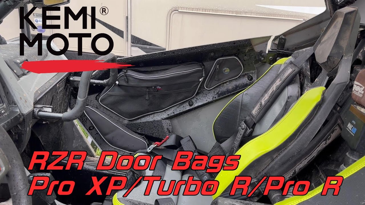 KEMIMOTO Door bags Polaris RZR Pro XP, Turbo R, and Pro R