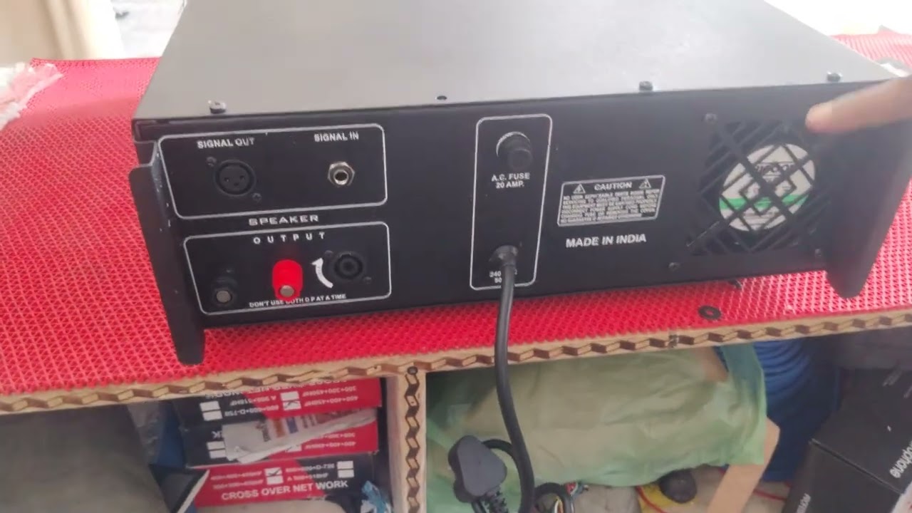 Audio7 2500 watts singal chenal