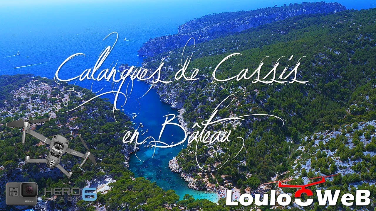 🇫🇷 Calanques de Cassis en Bateau (Bouches du Rhone - France) Drone/GoPro Hero 6 Black 2019 - 4K