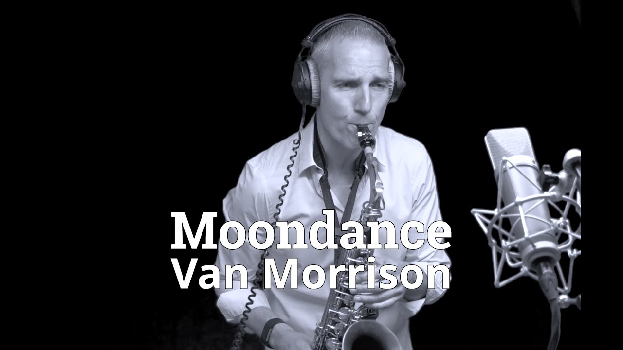 MOONDANCE - VAN MORRISON - SAXOPHONE COVER WITH MUSICNOTES (link in the description below)