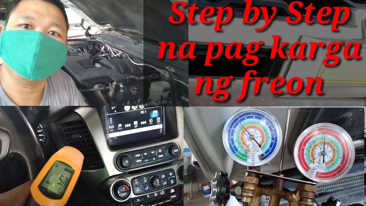 Tamang pagkarga ng freon sa sasakyan, step by step mula pagpapasingaw vacuum at pagkarga ALAMIN