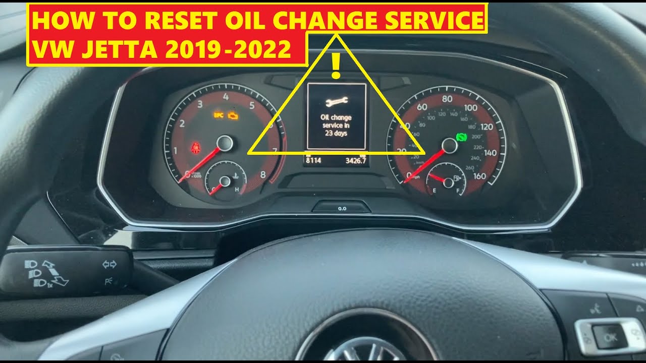 Reset oleju Volkswagen Jetta 2021